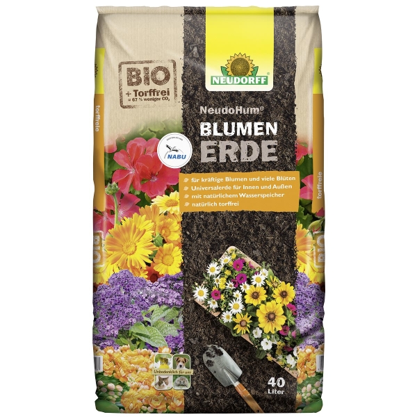 NEUDORFF® NeudoHum® BIO BlumenErde torffrei - 40 Liter