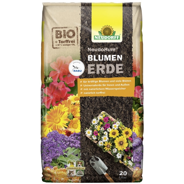 NEUDORFF® NeudoHum® BIO BlumenErde torffrei - 20 Liter
