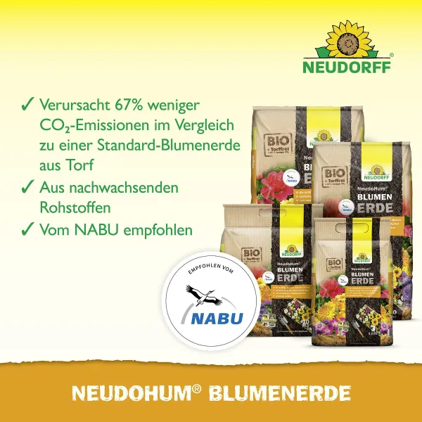 NEUDORFF® NeudoHum® BIO BlumenErde torffrei - 40 Liter