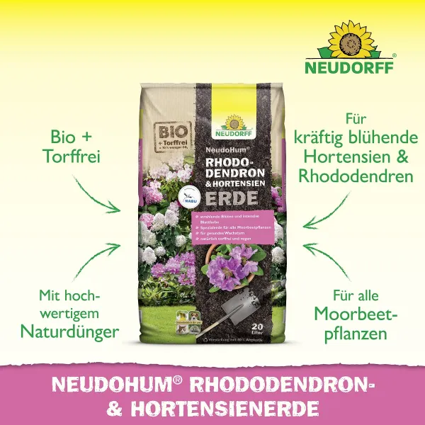 NEUDORFF® NeudoHum® BIO HortensienErde torffrei - 20 Liter