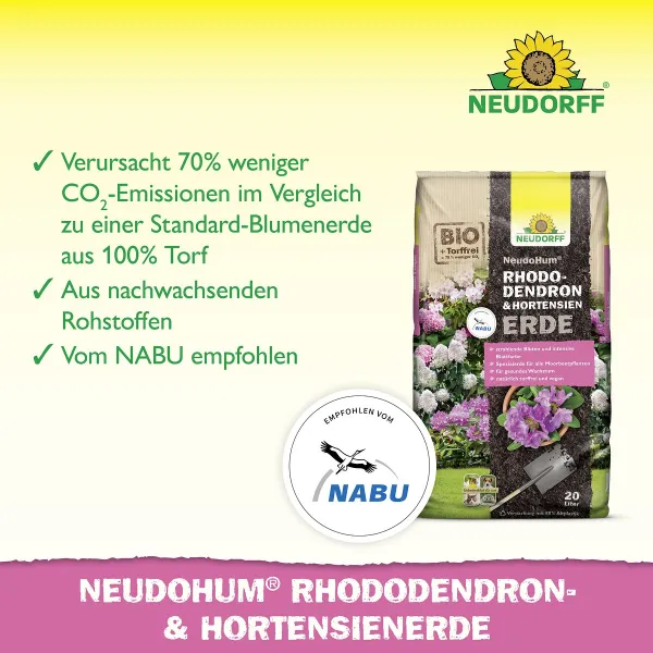 NEUDORFF® NeudoHum® BIO HortensienErde torffrei - 20 Liter