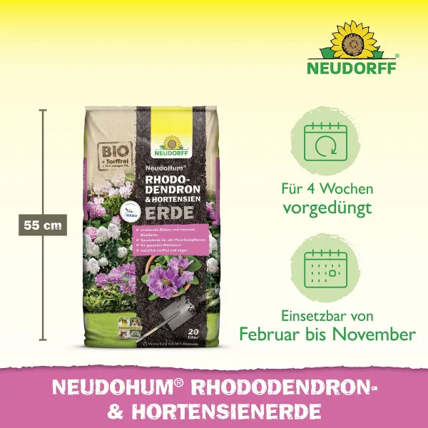 NEUDORFF® NeudoHum® BIO HortensienErde torffrei - 20 Liter