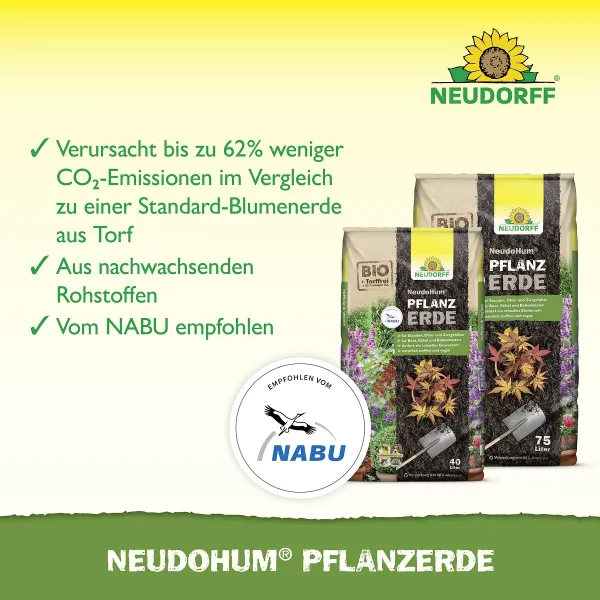 NEUDORFF® NeudoHum® BIO PflanzErde torffrei - 40 Liter