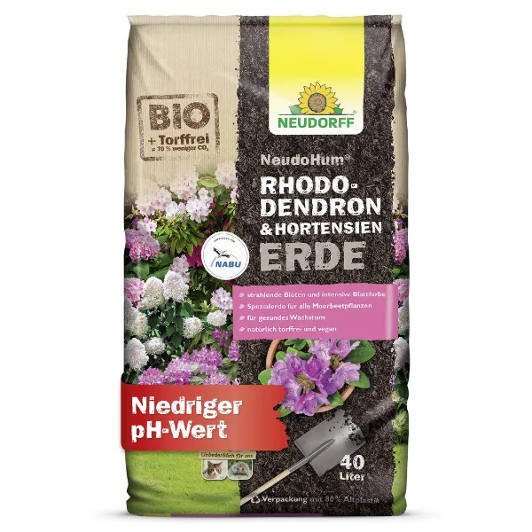NEUDORFF® NeudoHum® BIO Rhododendron & Hortensienerde torffrei - 40 Liter