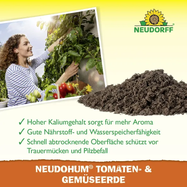 NEUDORFF® NeudoHum® BIO Tomaten- & Gemüseerde torffrei - 20 Liter