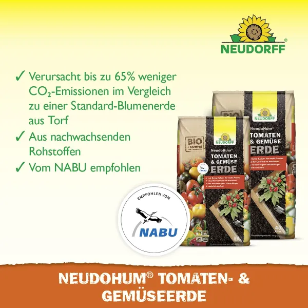 NEUDORFF® NeudoHum® BIO Tomaten- & Gemüseerde torffrei - 20 Liter