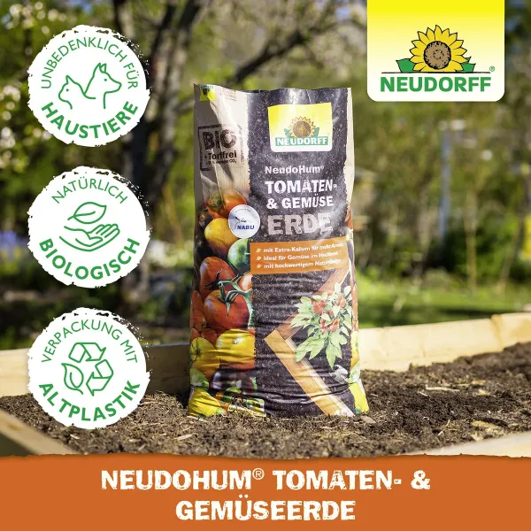NEUDORFF® NeudoHum® BIO Tomaten- & Gemüseerde torffrei - 20 Liter