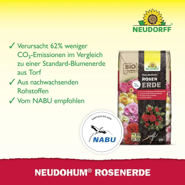 NEUDORFF® NeudoHum® RosenErde torffrei - 20 Liter