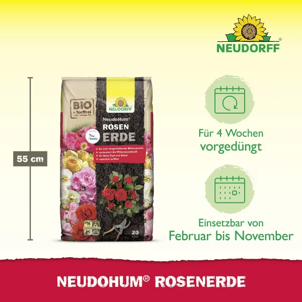 NEUDORFF® NeudoHum® RosenErde torffrei - 20 Liter
