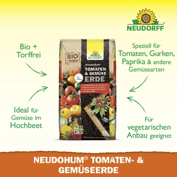 NEUDORFF® NeudoHum® Tomaten- und Gemüseerde - 40 Liter