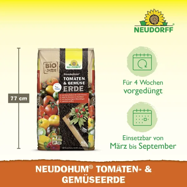 NEUDORFF® NeudoHum® Tomaten- und Gemüseerde - 40 Liter