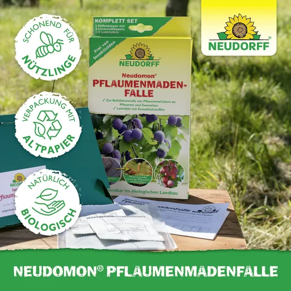 NEUDORFF® Neudomon® PflaumenmadenFalle -- Komplett-Set