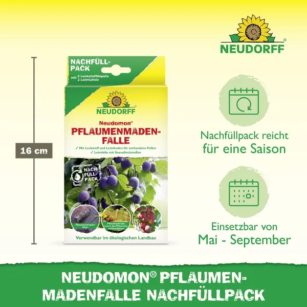 NEUDORFF® Neudomon® PflaumenmadenFalle Nachfüllpack - 1 Set