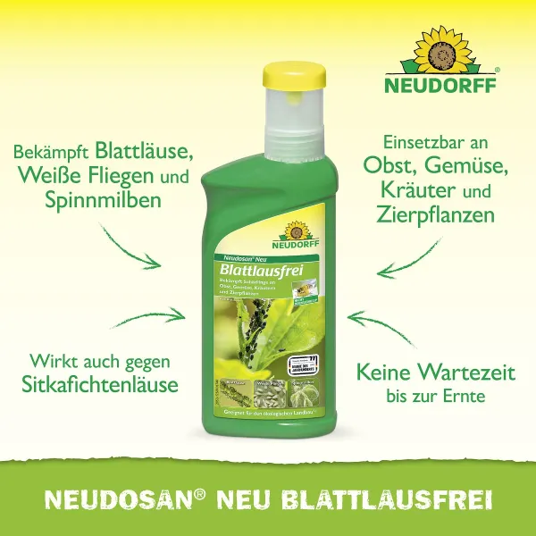 NEUDORFF® Neudosan® Neu Blattlausfrei Konzentrat für 25 Liter Spritzbrühe - 500 ml x 3