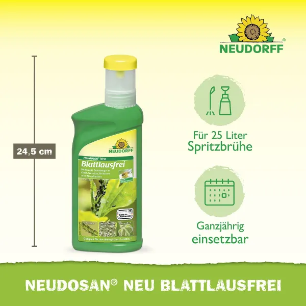 NEUDORFF® Neudosan® Neu Blattlausfrei Konzentrat für 25 Liter Spritzbrühe - 500 ml x 6