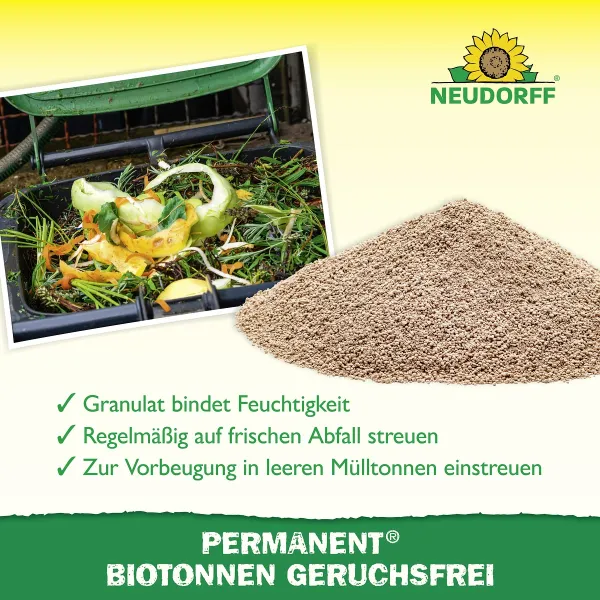 NEUDORFF® Permanent® Biotonnen GeruchsFrei - 500 g