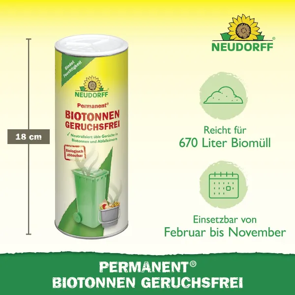 NEUDORFF® Permanent® Biotonnen GeruchsFrei - 500 g