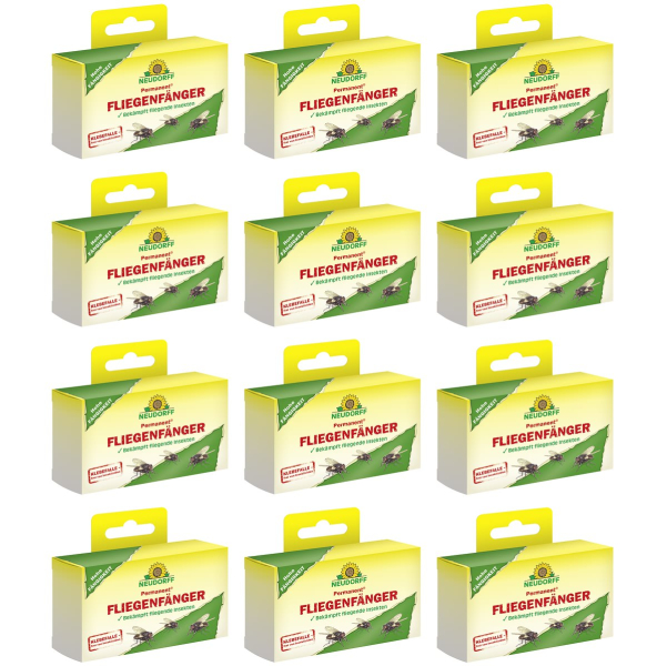NEUDORFF® Permanent® FliegenFänger - 4er Pack x 12
