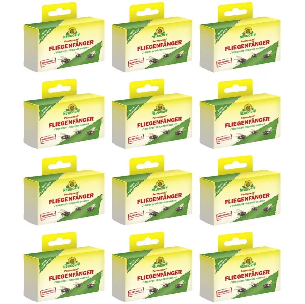 NEUDORFF® Permanent® FliegenFänger - 4er Pack x 12