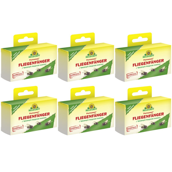 NEUDORFF® Permanent® FliegenFänger - 4er Pack x  6