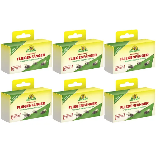 NEUDORFF® Permanent® FliegenFänger - 4er Pack x 6 NEUDORFF® Permanent® FliegenFänger - 4er Pack x 6