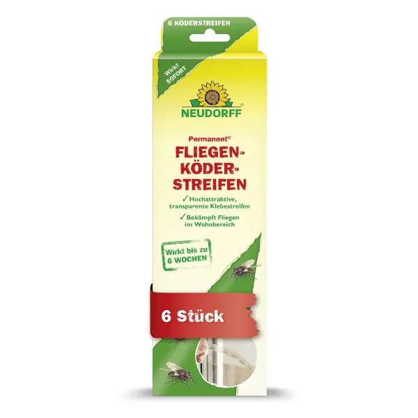 NEUDORFF® Permanent® FliegenköderStreifen - 6 Streifen