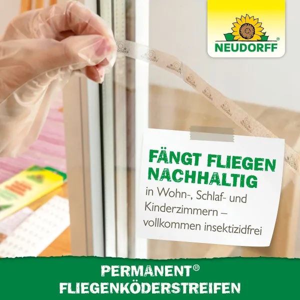 NEUDORFF® Permanent® FliegenköderStreifen - 6 Streifen