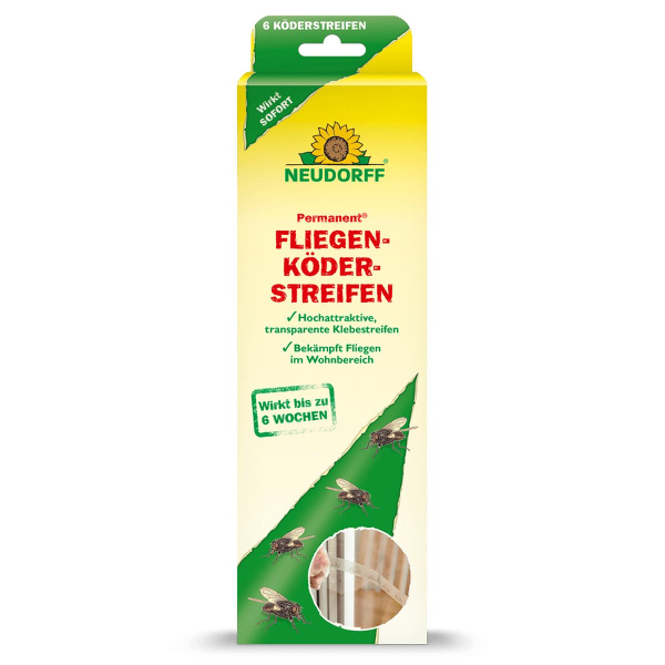 NEUDORFF® Permanent® FliegenköderStreifen - 6 Streifen