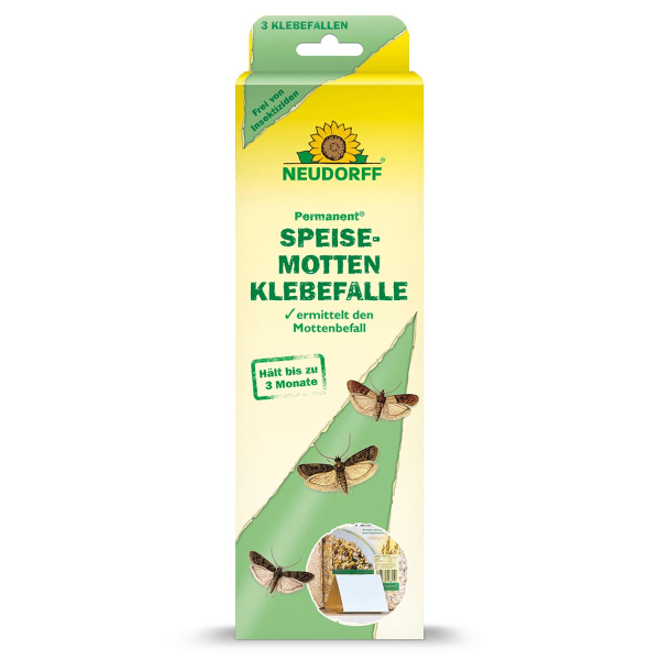 NEUDORFF® Permanent® SpeisemottenKlebefalle - 3 Fallen