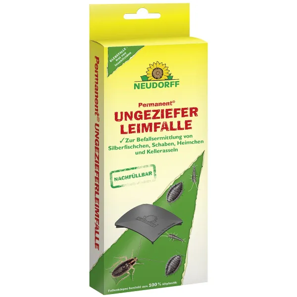 NEUDORFF® Permanent® Ungeziefer Leimfalle - 2 Köderboxen & 4 Klebeböden NEUDORFF® Permanent® Ungeziefer Leimfalle - 2 Köderboxen & 4 Klebeböden