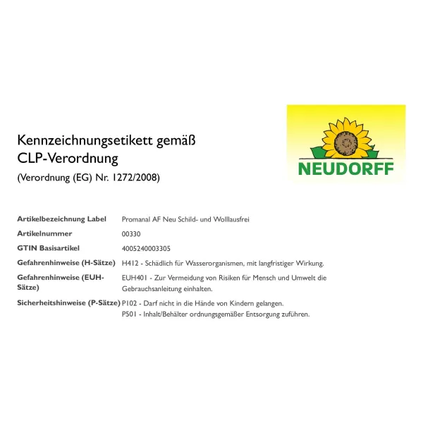 NEUDORFF® Promanal® AF Neu Schild- und Wolllausfrei anwendungsfertig - 500 ml