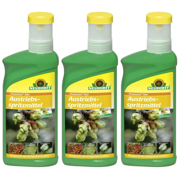 NEUDORFF® Promanal® Neu Austriebsspritzmittel für 25 Liter Spritzbrühe - 500 ml x 3 NEUDORFF® Promanal® Neu Austriebsspritzmittel für 25 Liter Spritzbrühe - 500 ml x 3