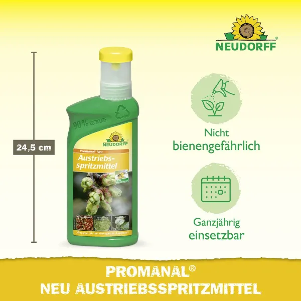 NEUDORFF® Promanal® Neu Austriebsspritzmittel für 25 Liter Spritzbrühe - 500 ml x 6