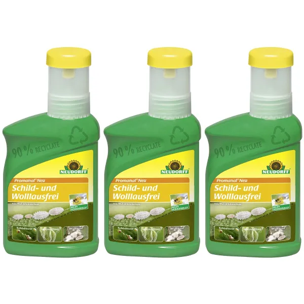 NEUDORFF® Promanal® Neu Schild- und Wolllausfrei Konzentrat - 250 ml x 3
