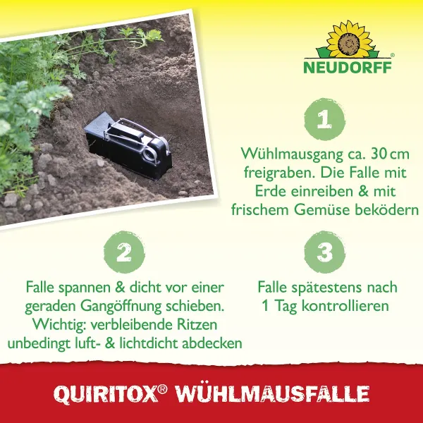 NEUDORFF® Quiritox® WühlmausFalle