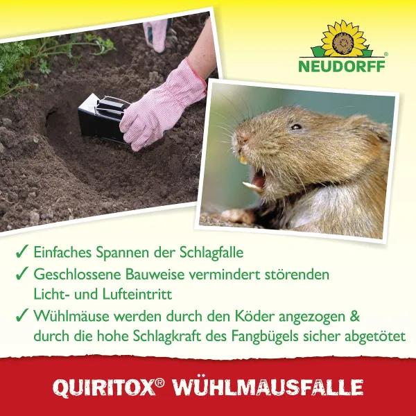 NEUDORFF® Quiritox® WühlmausFalle