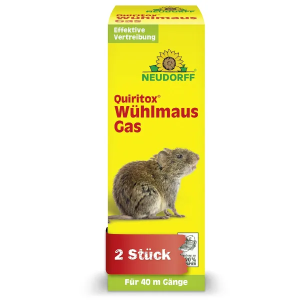 NEUDORFF® Quiritox® WühlmausGas - 2 Kartuschen