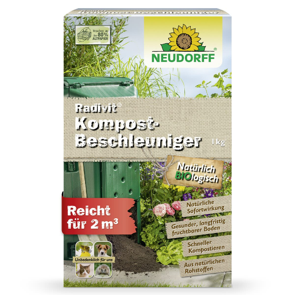 NEUDORFF® Radivit® Kompost-Beschleuniger BIO logisch für ca. 2  m³ - 1 kg