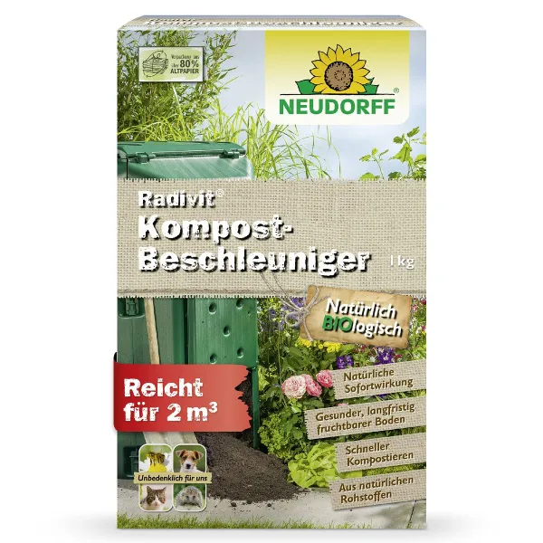 NEUDORFF® Radivit® Kompost-Beschleuniger BIO logisch für ca. 2 m³ - 1 kg NEUDORFF® Radivit® Kompost-Beschleuniger BIO logisch für ca. 2 m³ - 1 kg