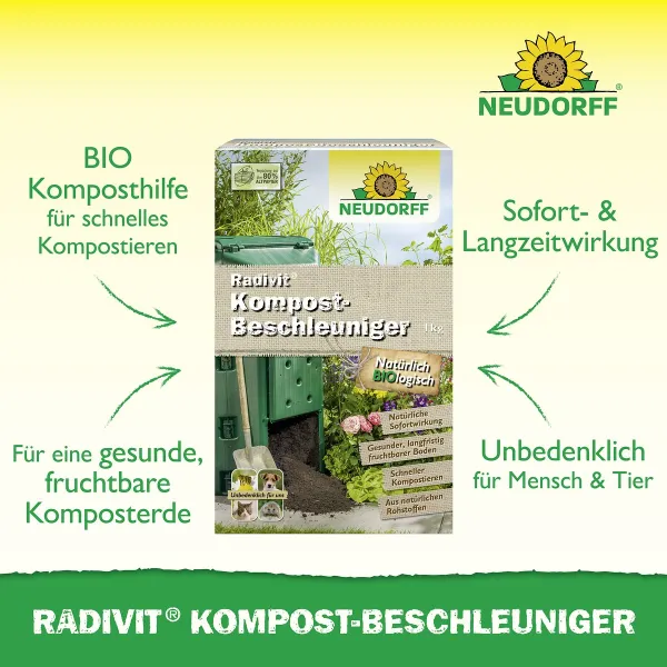 NEUDORFF® Radivit® Kompost-Beschleuniger BIO logisch für ca. 2 m³ - 1 kg