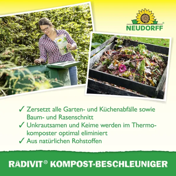 NEUDORFF® Radivit® Kompost-Beschleuniger BIO logisch für ca. 2 m³ - 1 kg