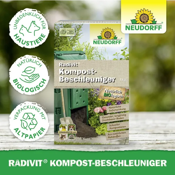 NEUDORFF® Radivit® Kompost-Beschleuniger BIO logisch für ca. 3,5 m³ - 1,75 kg