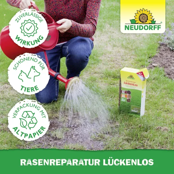 NEUDORFF® Rasenreparatur LückenLos 1,2 kg für ca. 15 Stellen
