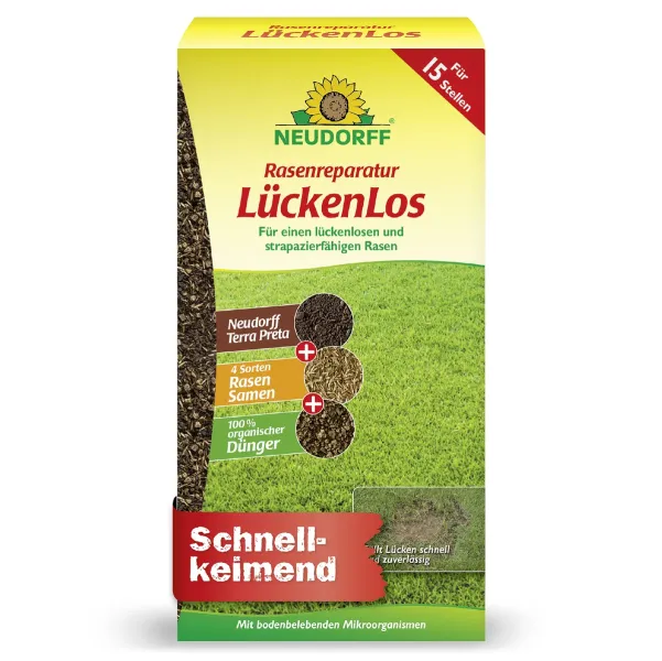 NEUDORFF® Rasenreparatur LückenLos für ca. 15 Stellen - 1,2 kg