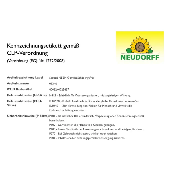 NEUDORFF® Spruzit® NEEM GemüseSchädlingfrei - 30 ml