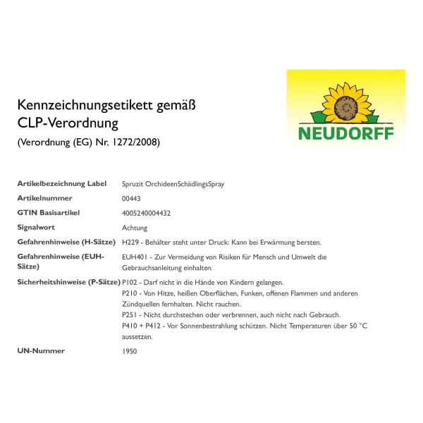 NEUDORFF® Spruzit® Orchideen SchädlingsSpray - 300 ml