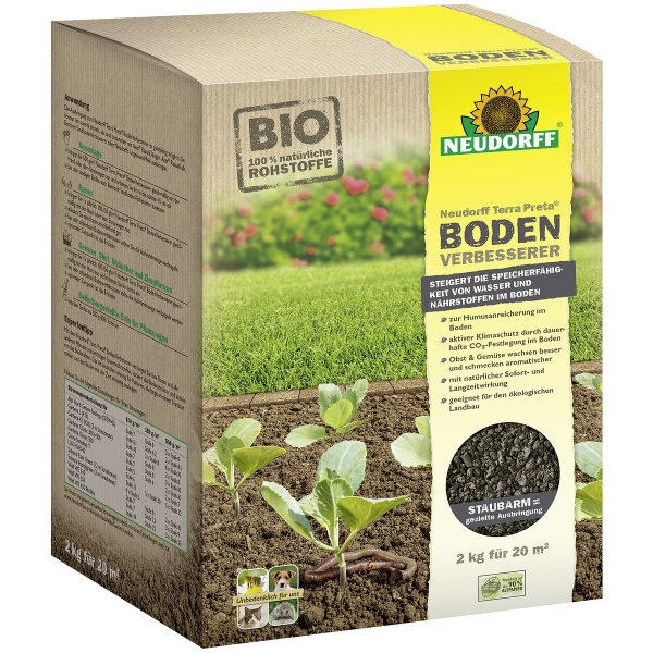 NEUDORFF® Terra Preta® BodenVerbesserer BIO logisch für 20 m² - 2 kg