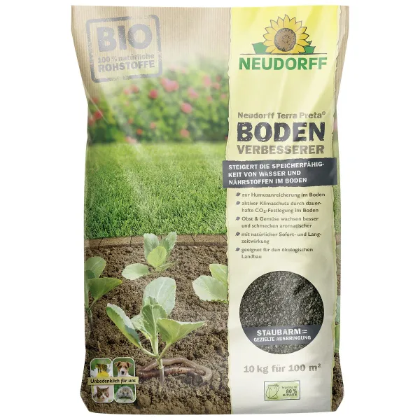 NEUDORFF® Terra Preta® BodenVerbesserer BIO logisch für 100 m² - 10 kg