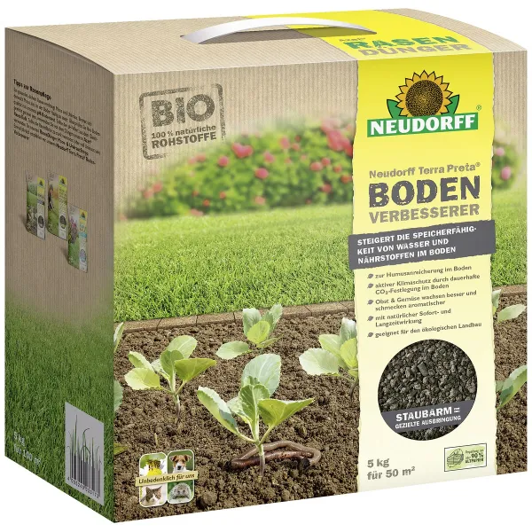NEUDORFF® Terra Preta® BodenVerbesserer BIO logisch für ca. 50 m² - 5 kg