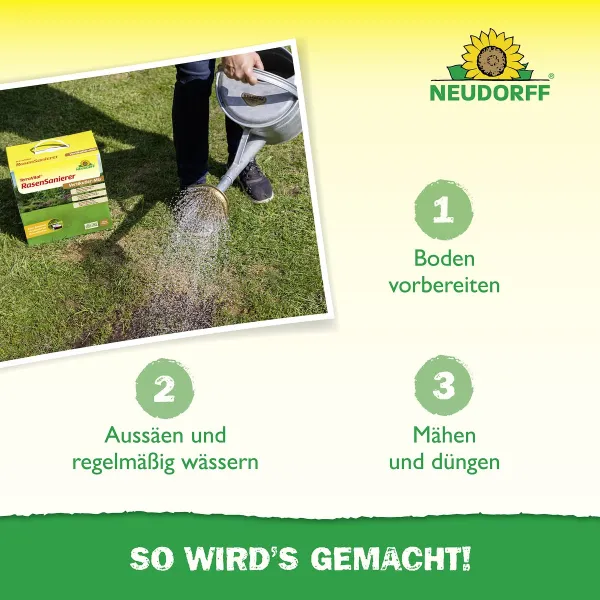 NEUDORFF® TerraVital® RasenSanierer Vertikutier-Mix für 150 m² - 4,5 kg